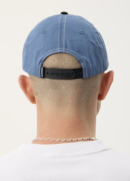 AFENDS Unisex Consider - Six Panel Cap - Slate Blue