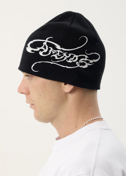 AFENDS Unisex Razor - Skull Beanie - Black