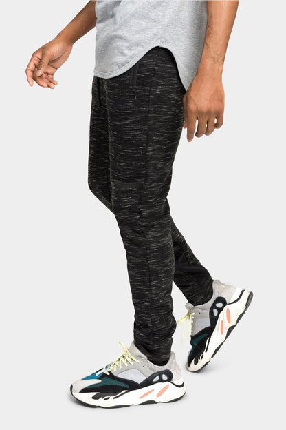 Heathered Cuffed Jogger Sweatpants