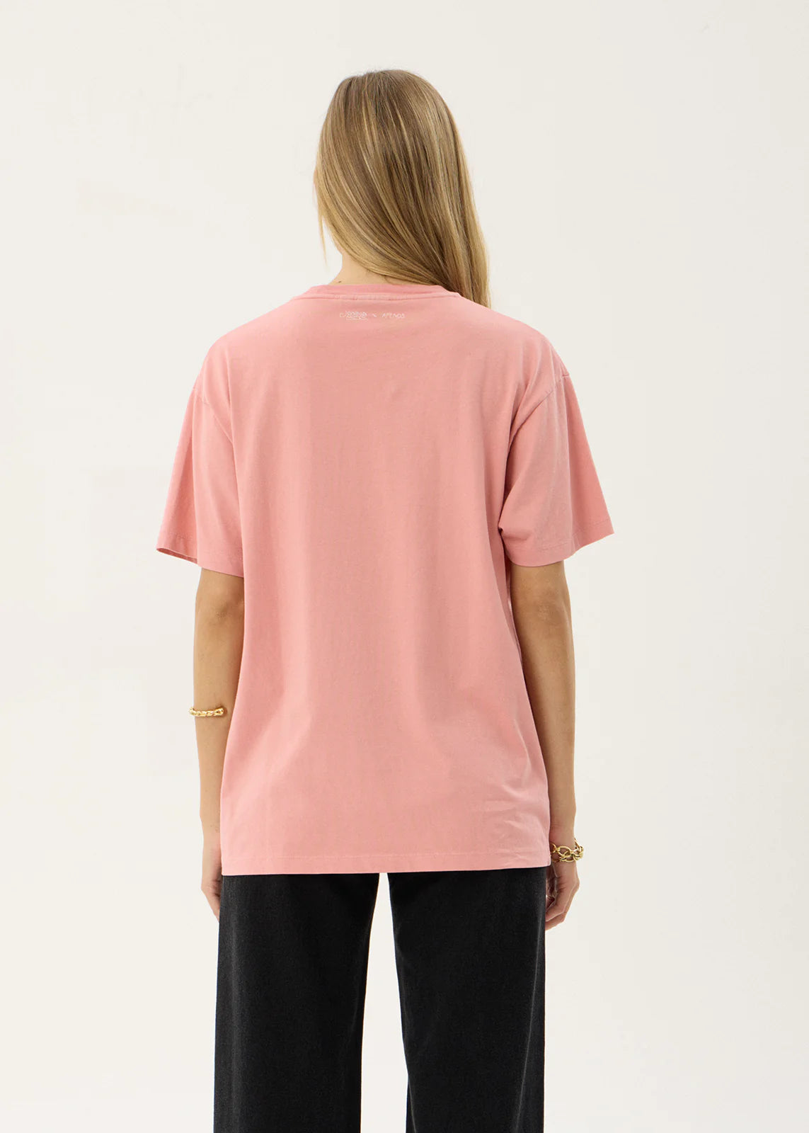 AFENDS Womens Unbound - Oversized Tee - Dusty Pink