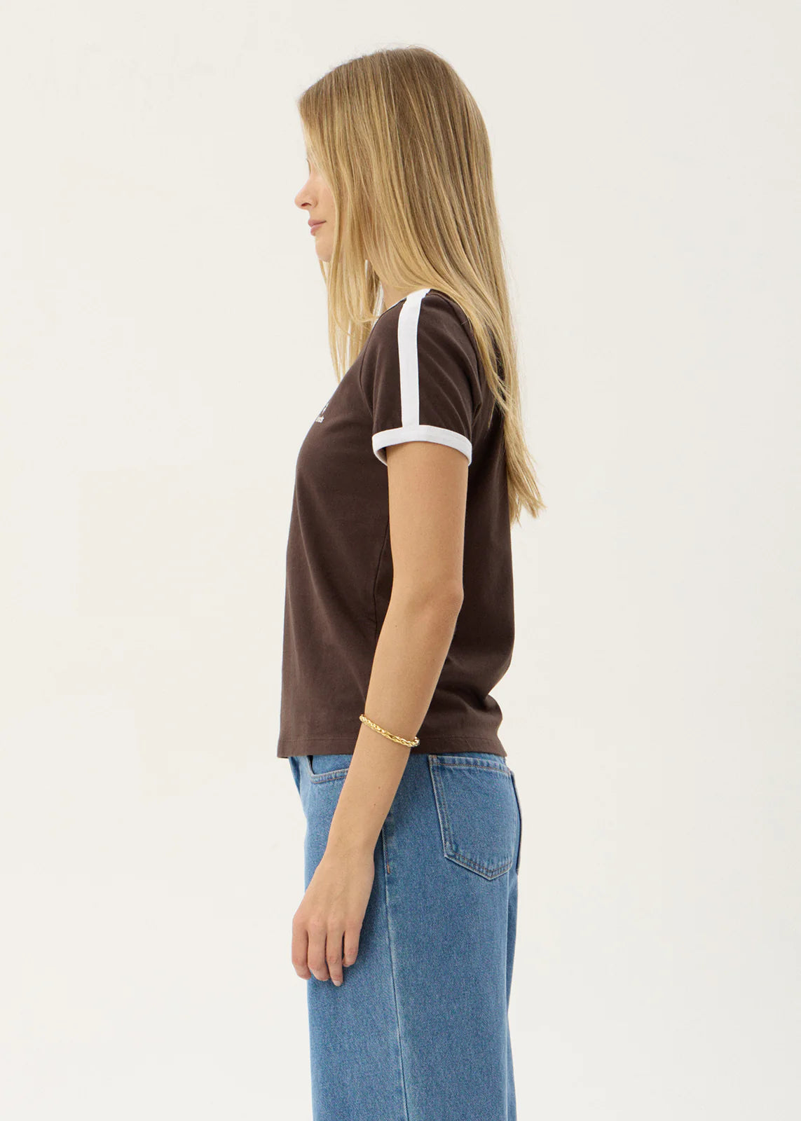 AFENDS Womens Hellbound - Raglan Tee - Coffee