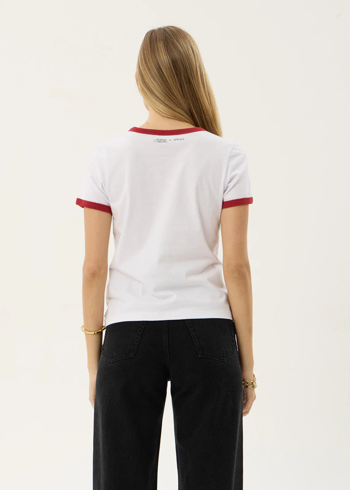 AFENDS Womens Forge - Ringer Tee - White