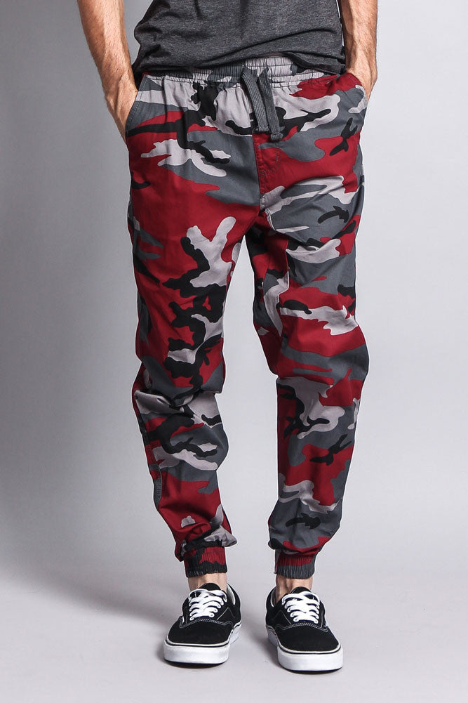 Non-Stretch Twill Jogger Pants