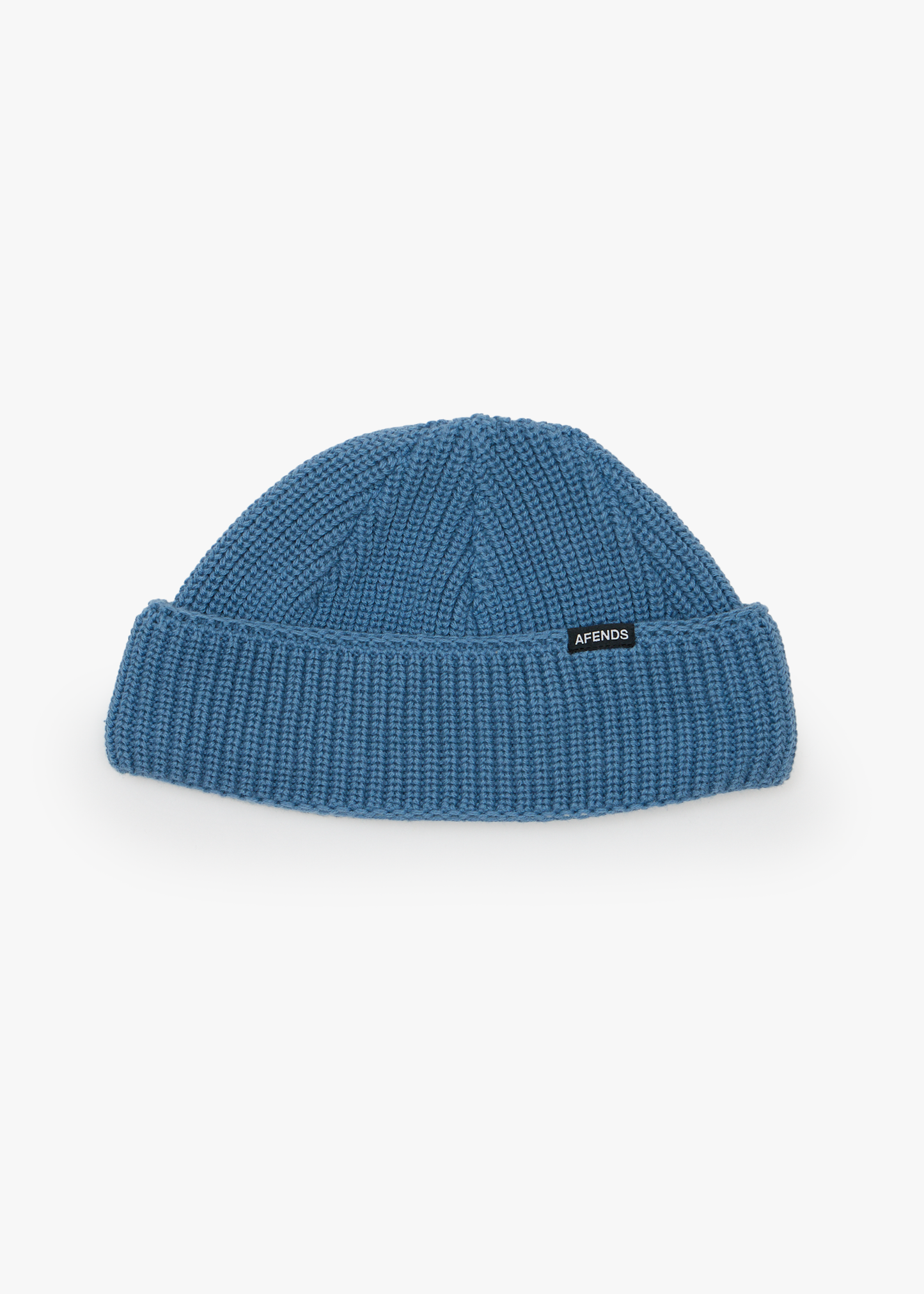 AFENDS Unisex Thc - Wharfie Beanie - Slate Blue