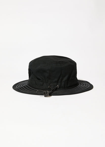 AFENDS Mens Outline - Bucket Hat - Black