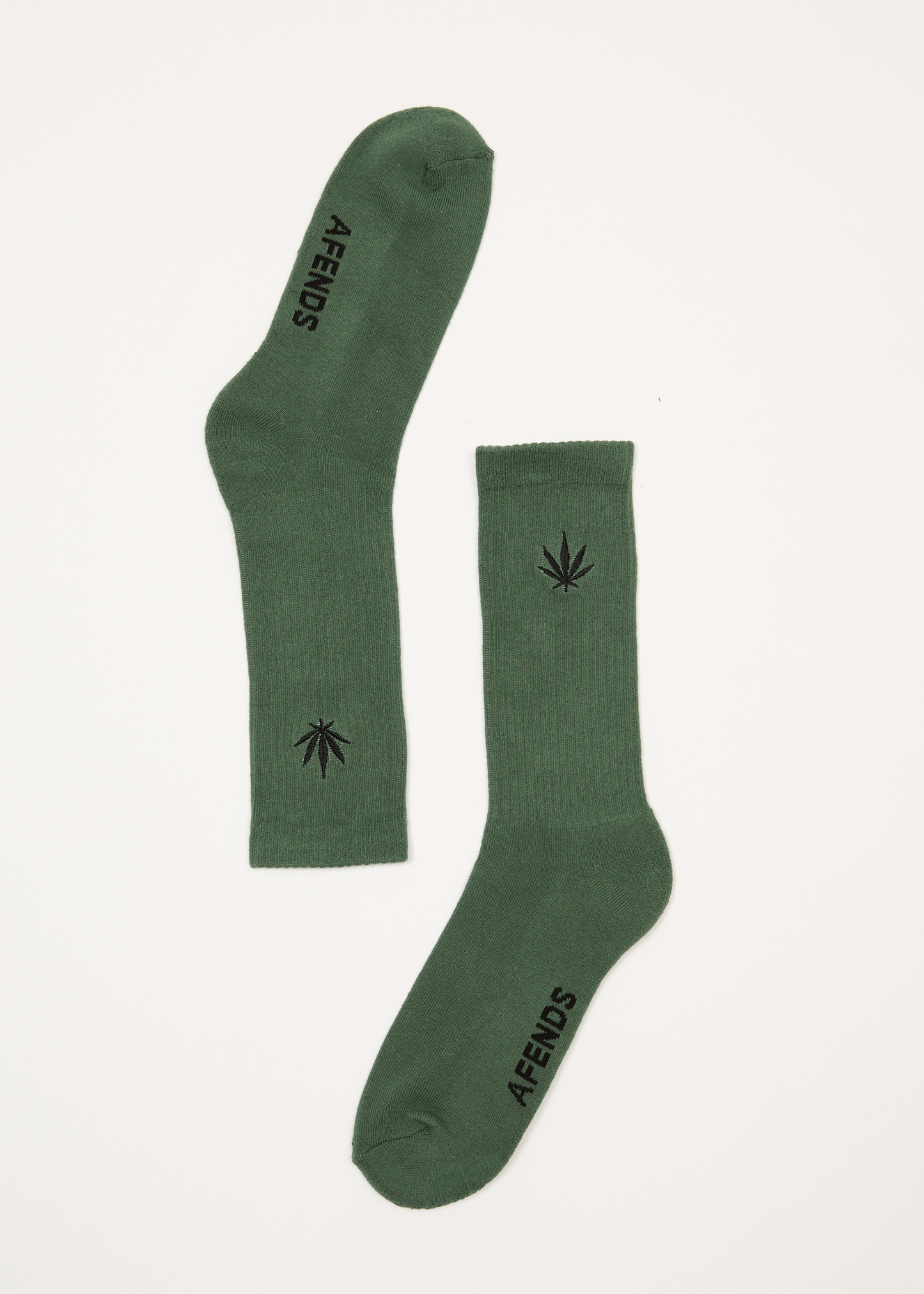 AFENDS Mens Happy - Socks One Pack - Sycamore