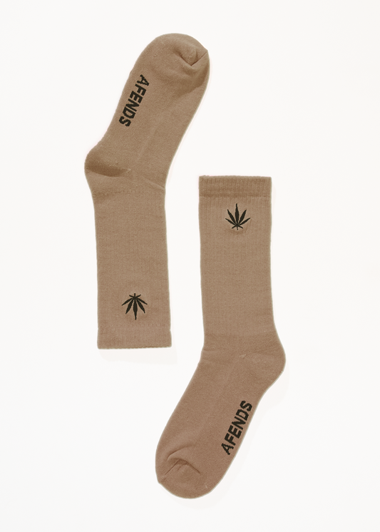 AFENDS Mens Happy - Socks One Pack - Elmwood
