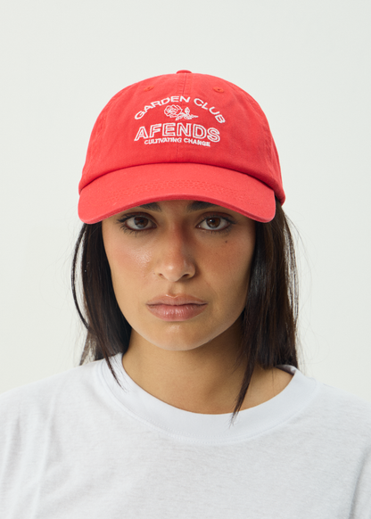 AFENDS Womens Cultivate - Panelled Cap - Tomato