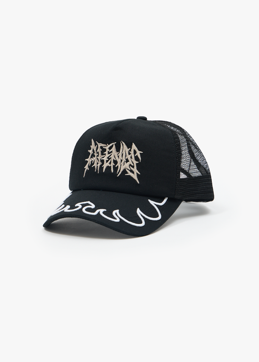 AFENDS Mens Rising - Trucker Cap - Black