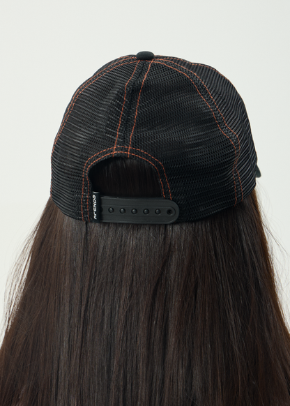 AFENDS Mens Splash - Six Panel Mesh Cap - Black