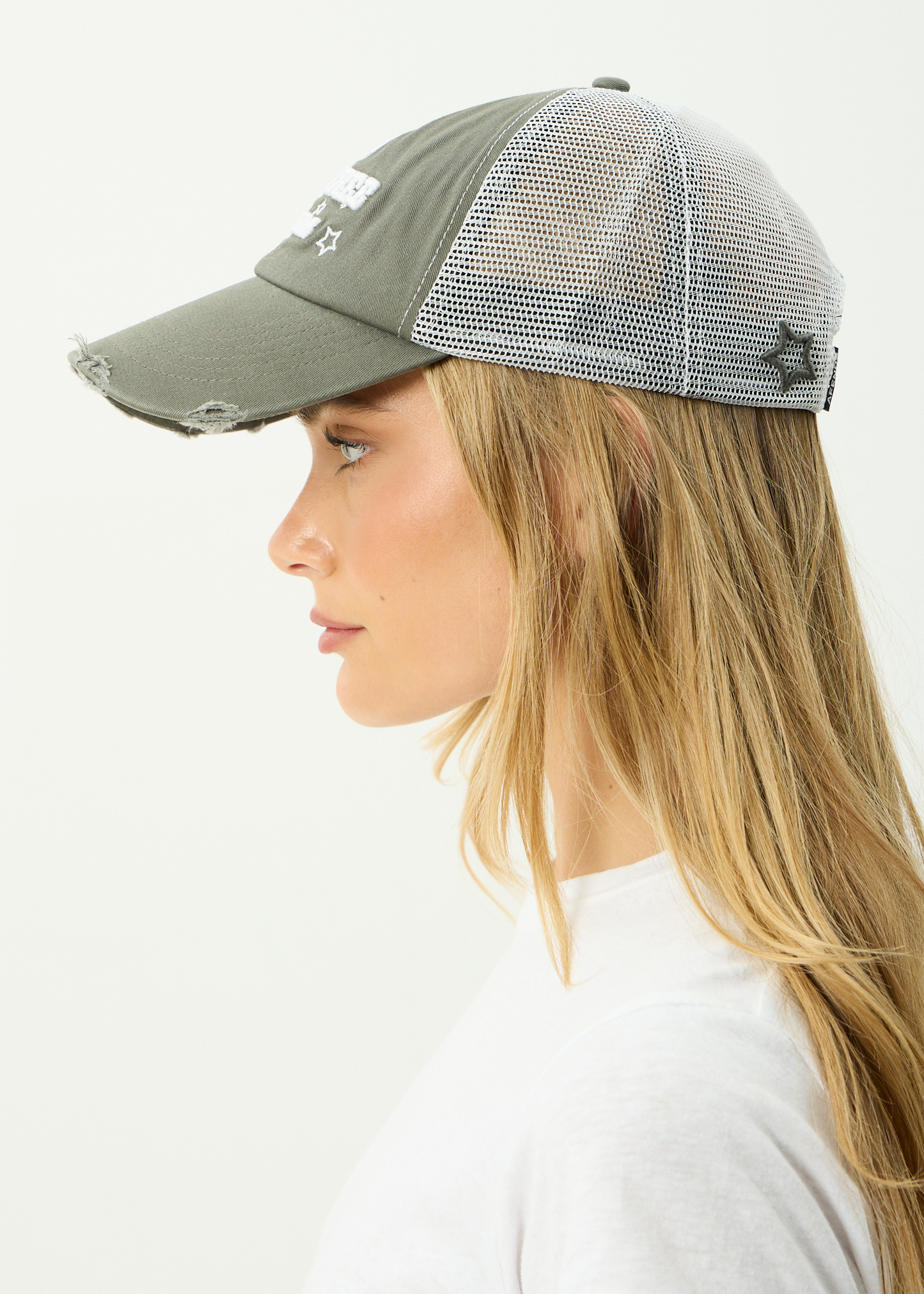 AFENDS Mens Sonoran - Six Panel Mesh Cap - Sycamore