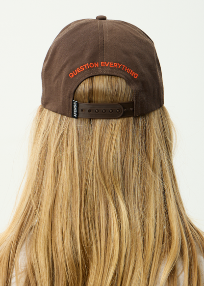 AFENDS Mens Rocked - Five Panel Cap - Coffee