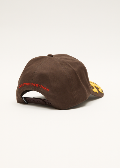 AFENDS Mens Rocked - Five Panel Cap - Coffee