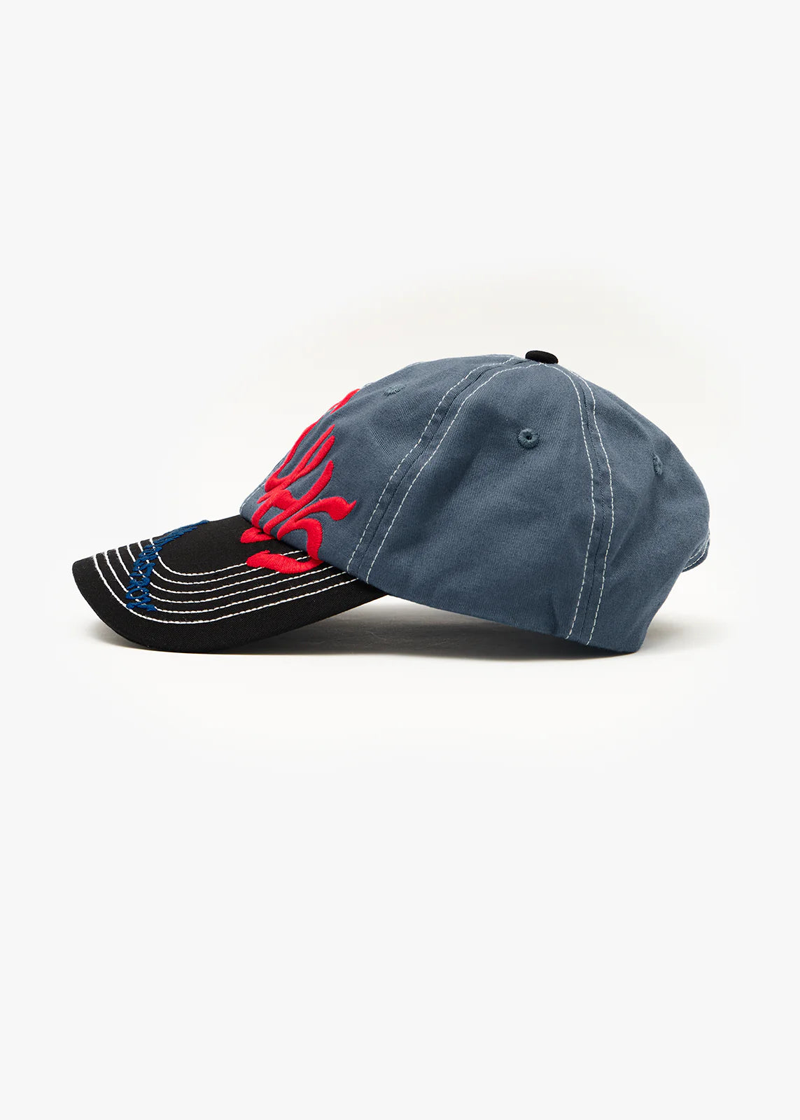 AFENDS Unisex Consider - Six Panel Cap - Slate Blue