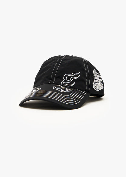 AFENDS Unisex Motor - Six Panel Cap - Black
