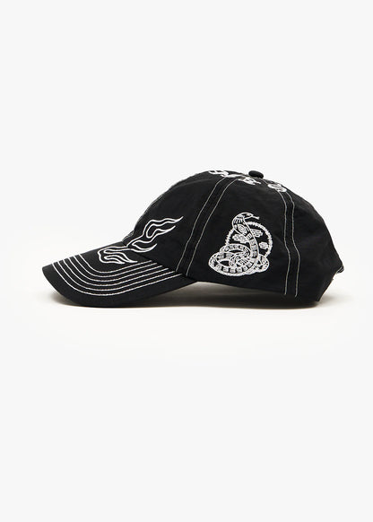 AFENDS Unisex Motor - Six Panel Cap - Black
