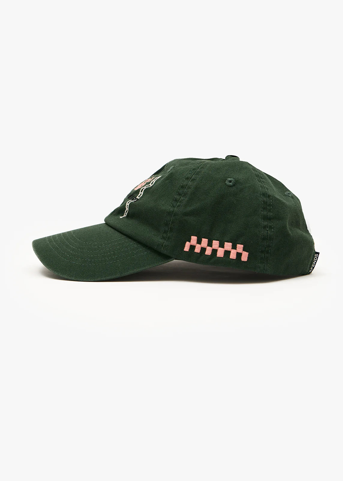 AFENDS Unisex Real Life - Six Panel Cap - Pine