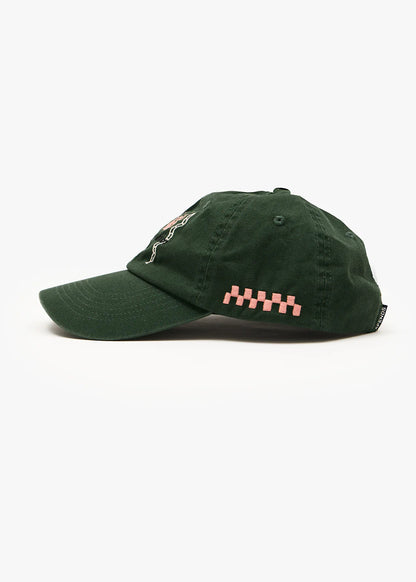 AFENDS Unisex Real Life - Six Panel Cap - Pine