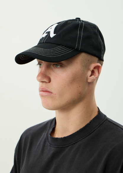 AFENDS Mens Ayy - Six Panel Cap - Black