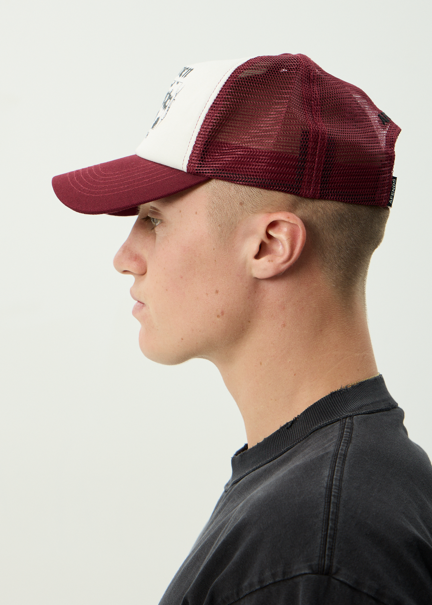 AFENDS Mens Heaven - Trucker Cap - White