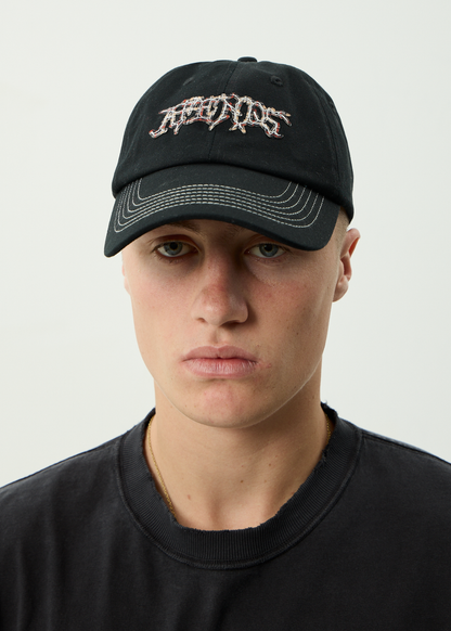 AFENDS Mens Kharma -  Six Panel Cap - Black
