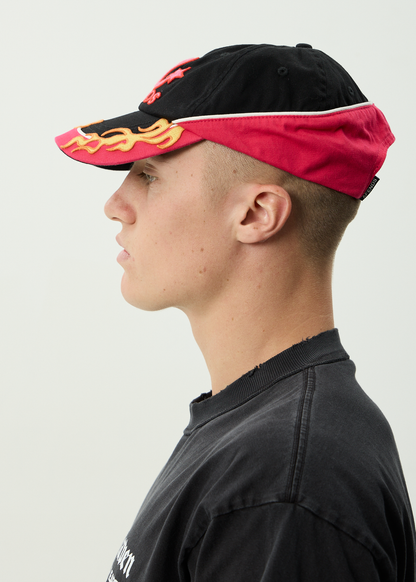 AFENDS Womens Derby - Panelled Cap - Black