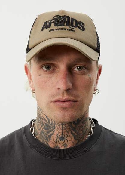 AFENDS Mens Tread - Five Panel Cap - Elmwood