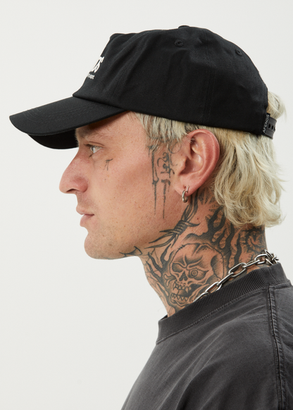AFENDS Mens Antic - Five Panel Cap - Black