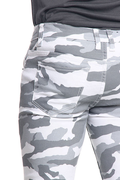 Men's Camo Skinny Jeans