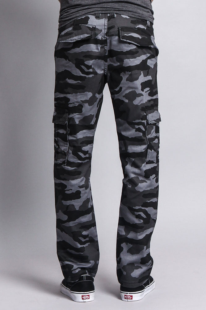 Men's Camo Cargo Slim Fit Pants