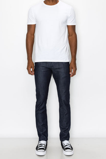 Essential  Raw Denim Skinny Jeans