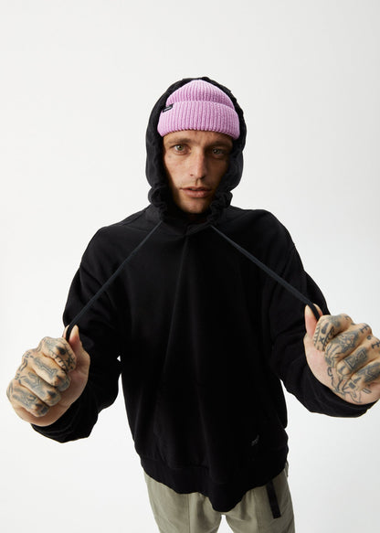 AFENDS Mens All Day - Relaxed Hoodie - Black
