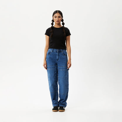 AFENDS Womens Faith - Rib Tee - Black