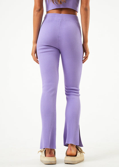 AFENDS Womens Lula - Knit Pant - Plum