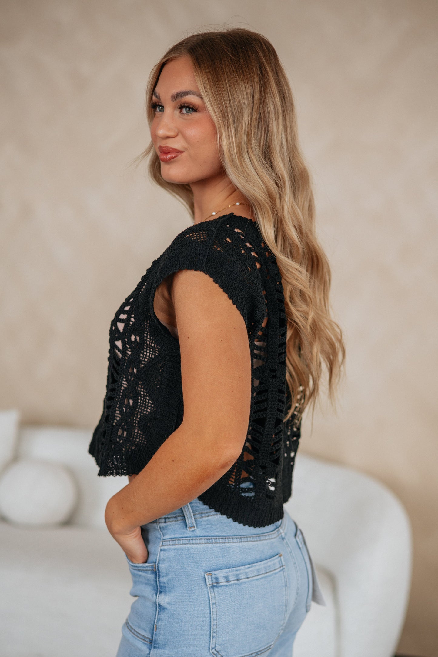 Tanda Crochet Top