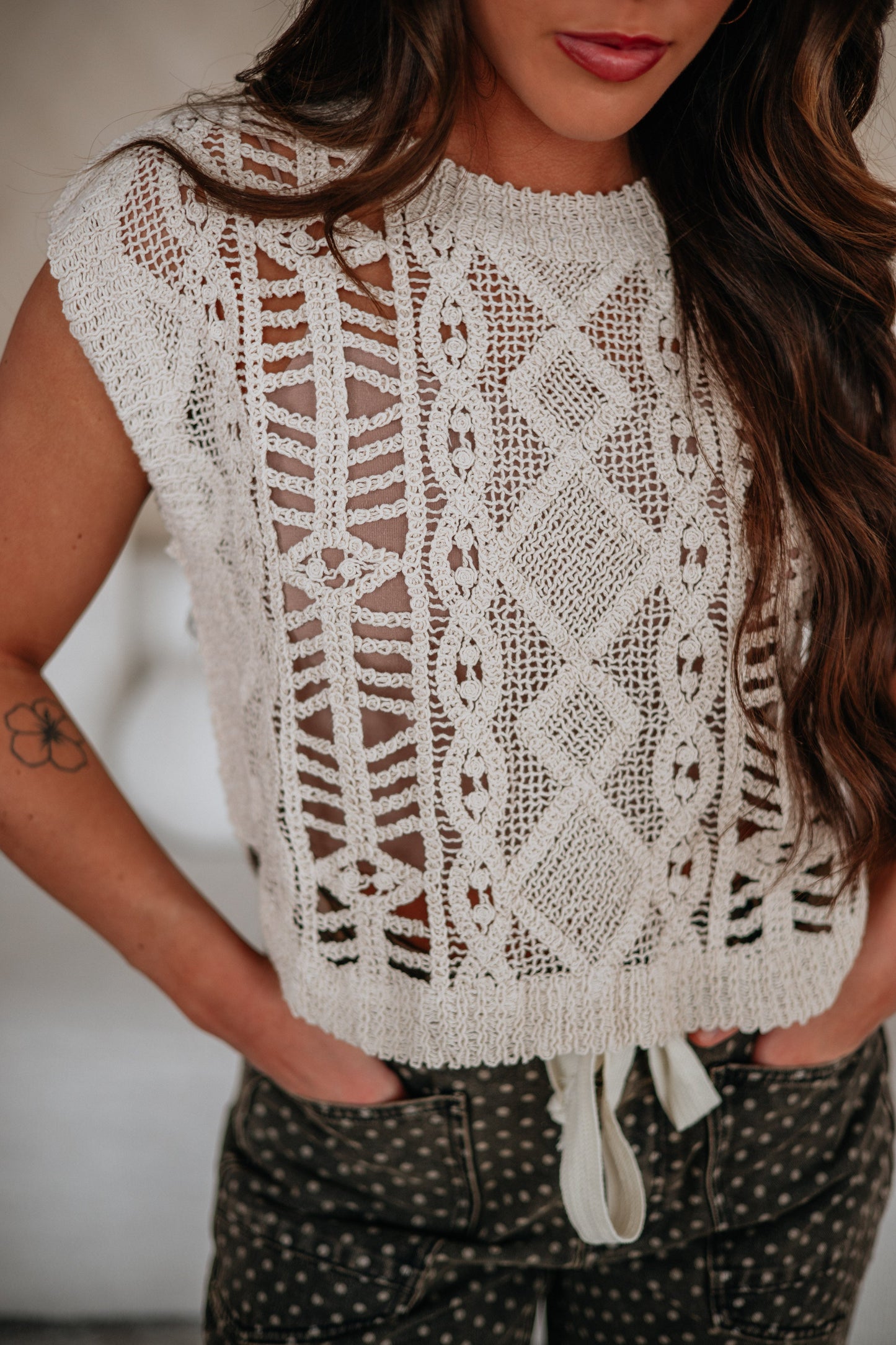 Tanda Crochet Top