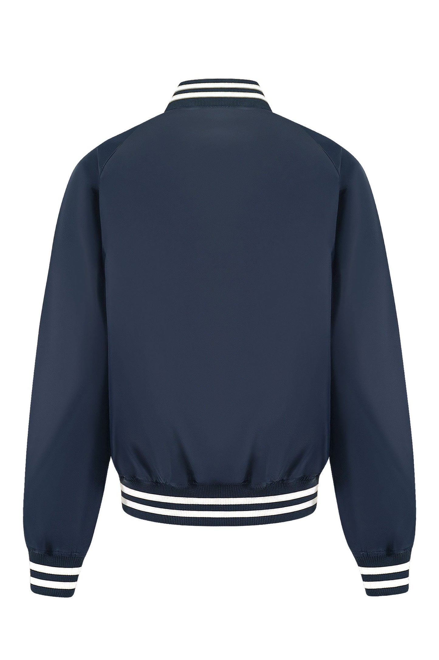 Men's Essential Solid Snap Button Varsity Jacket