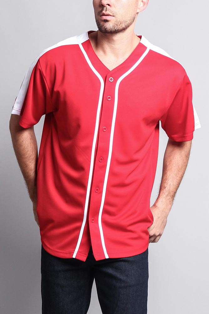Men's Two Tone Baseball Jersey