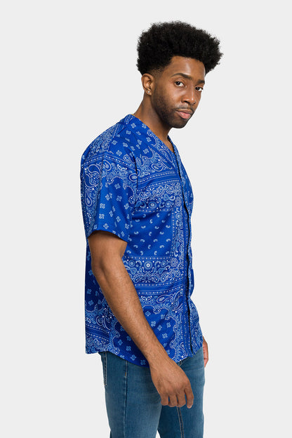 Bandana Paisley Baseball Jersey