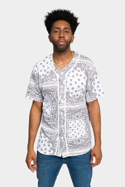 Bandana Paisley Baseball Jersey
