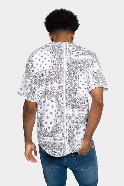 Bandana Paisley Baseball Jersey