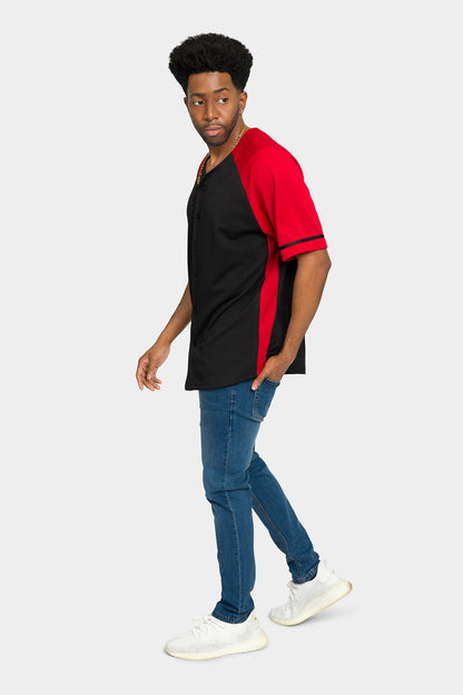 Colorblock Raglan Baseball Jersey