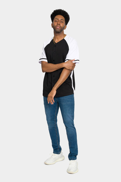 Colorblock Raglan Baseball Jersey