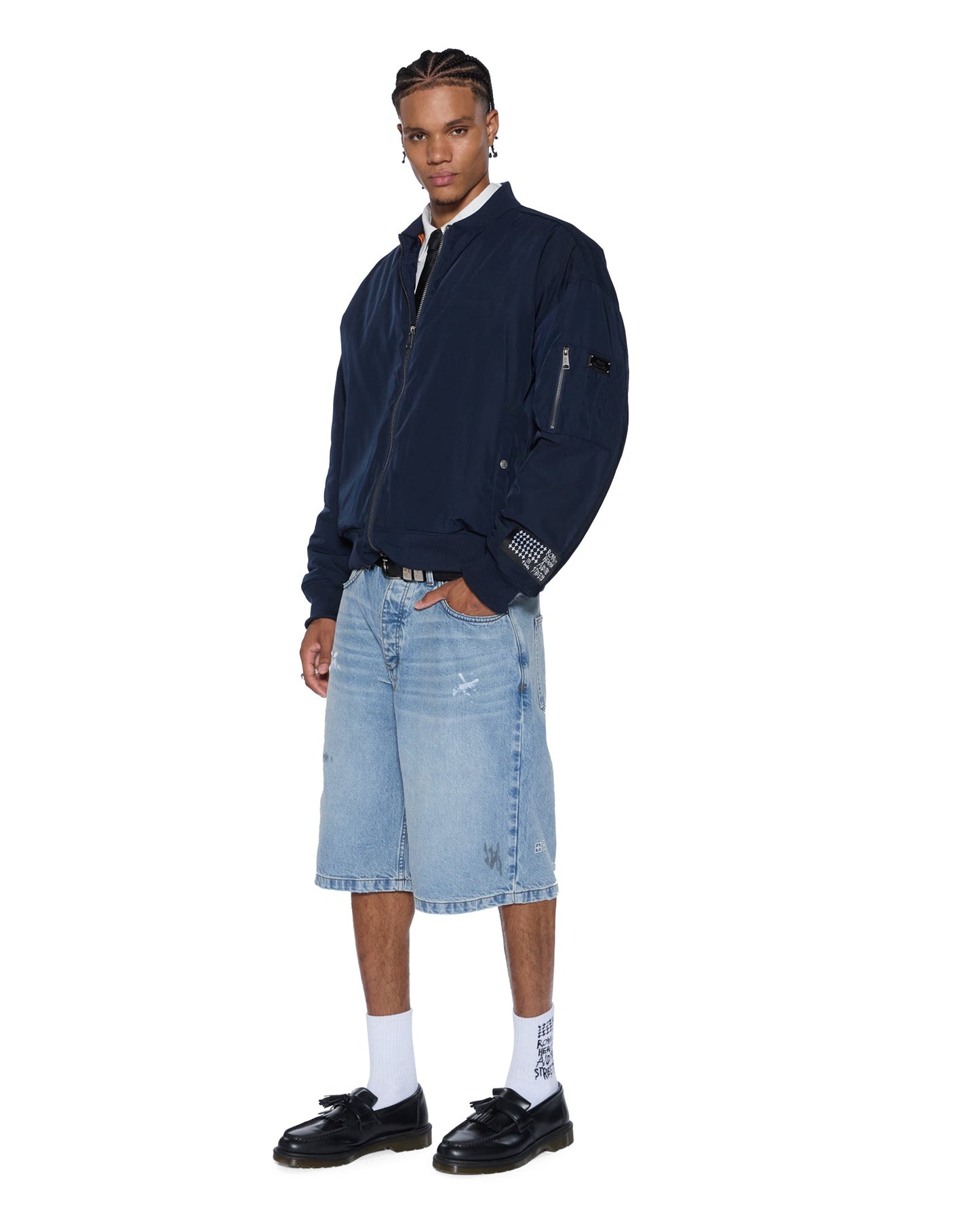 INTRUDER BOMBER JACKET NAVY