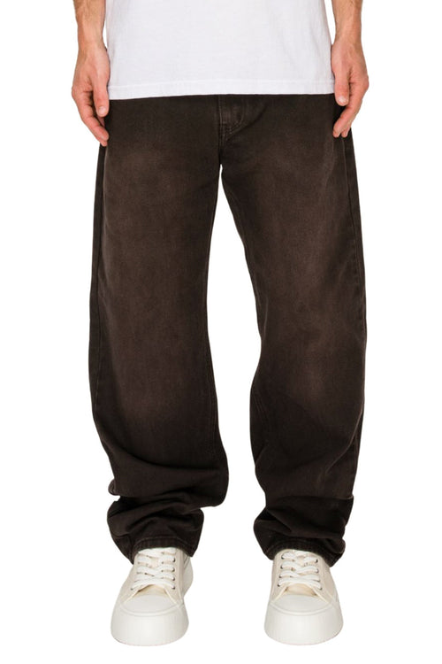 ATLAS Essential Baggy Denim Jeans - Brown