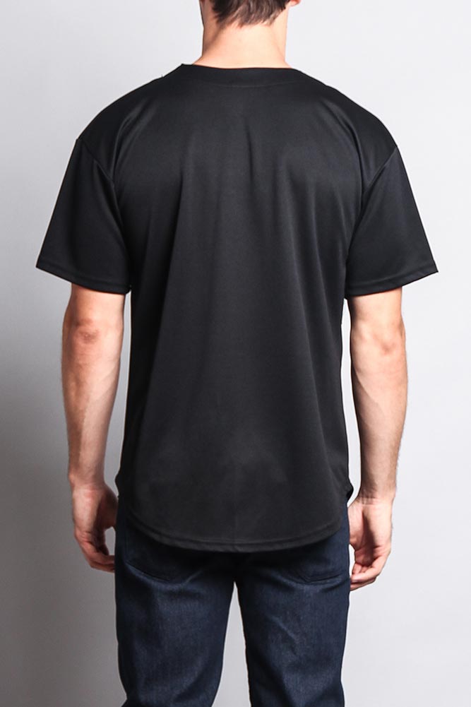 Baseball Button Down Short Sleeve Jersey