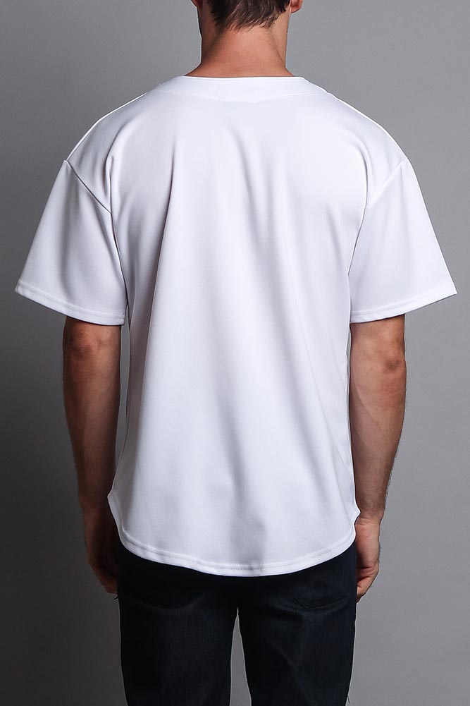 Baseball Button Down Short Sleeve Jersey