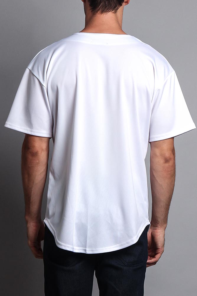 Baseball Button Down Short Sleeve Jersey