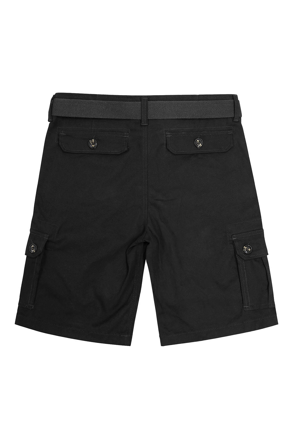 Men's Essential Solid Belted Cargo Shorts