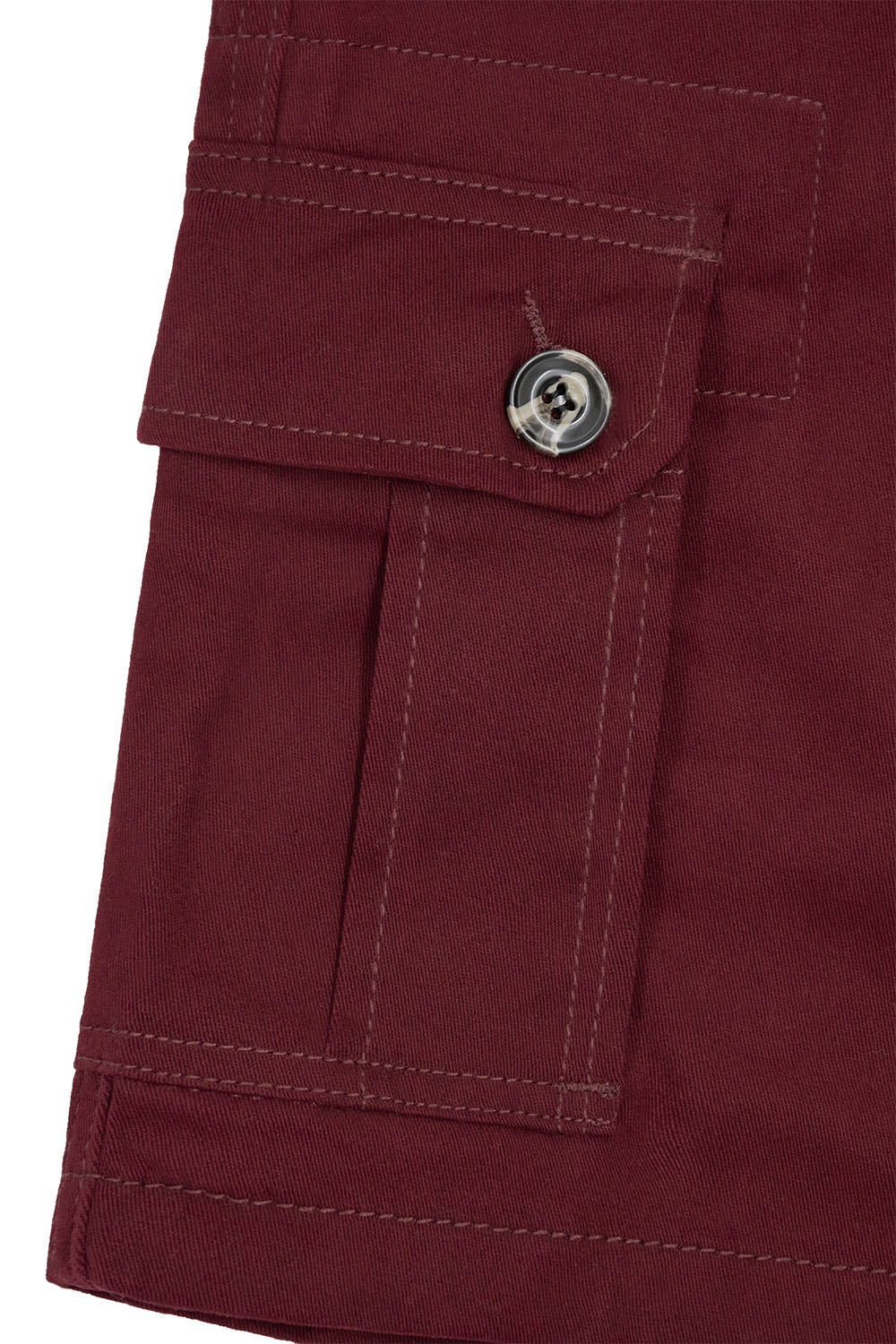 Men's Essential Solid Belted Cargo Shorts